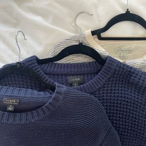 Jcrew men’s winter bundle 2X sweaters 1x long sleeve